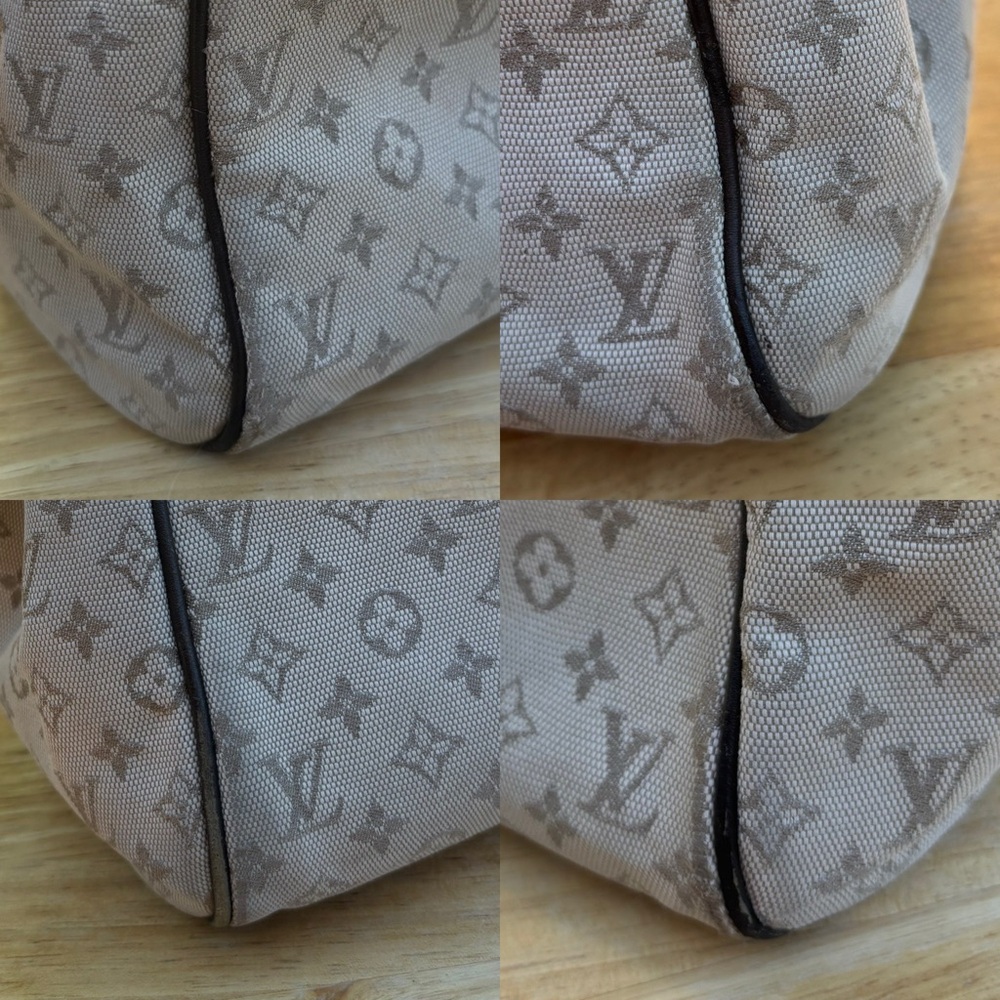 Louis Vuitton Mini Lin Josephine Monogram Cream/Brown Canvas & Leather Satchel - Picture 16 of 16